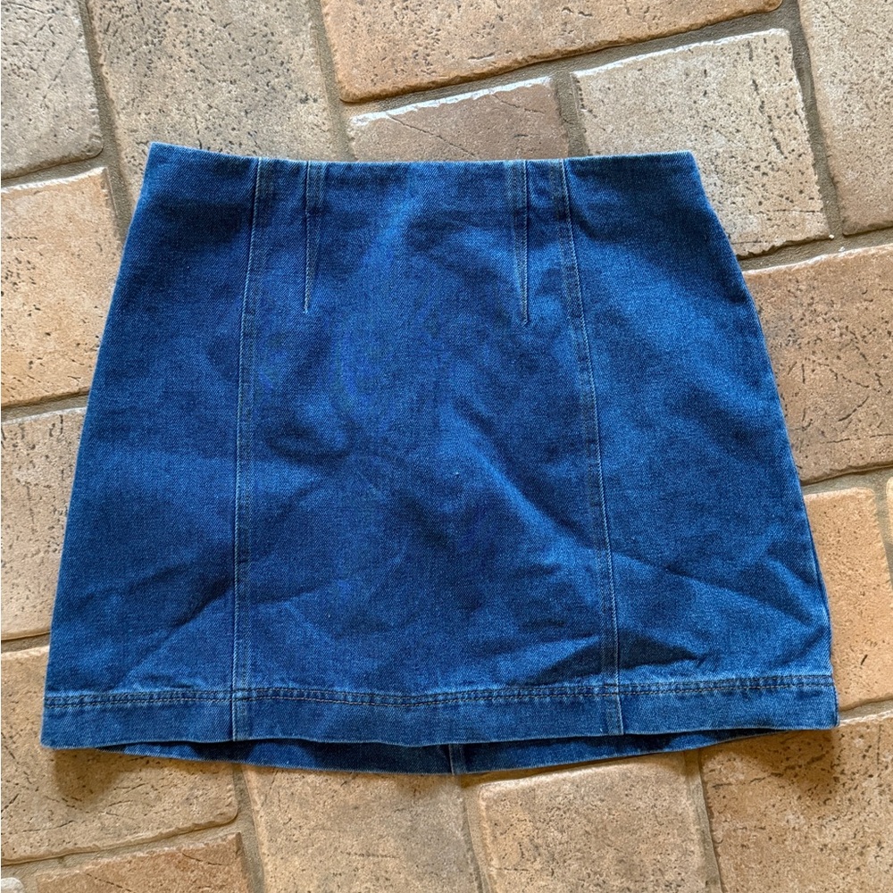 Petal & Pup Blue Denim Skirt